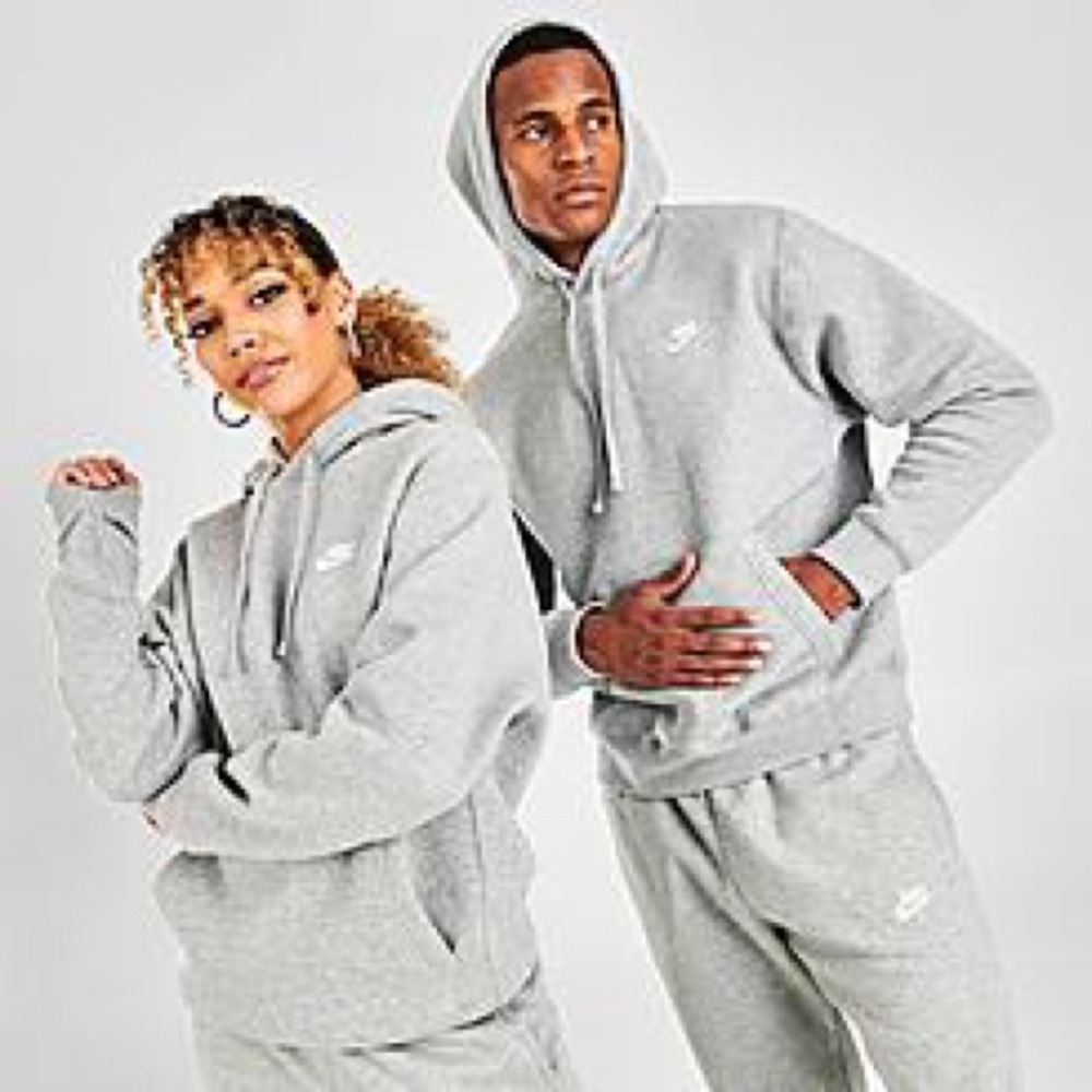 Nike Grey Sweatsuit Sweatshirt and Sweatpants Set